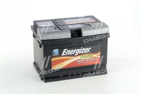 Акумулятор 60Ah-12v Prem. (242х175х175), R, EN540 Energizer 560409054