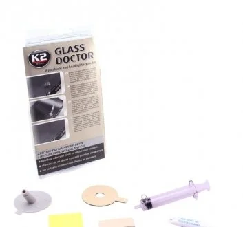 ZESTAW DO NAPRAWY ODPRYSK╙W NA SZYBACH GLASS DOCTOR K2 B350