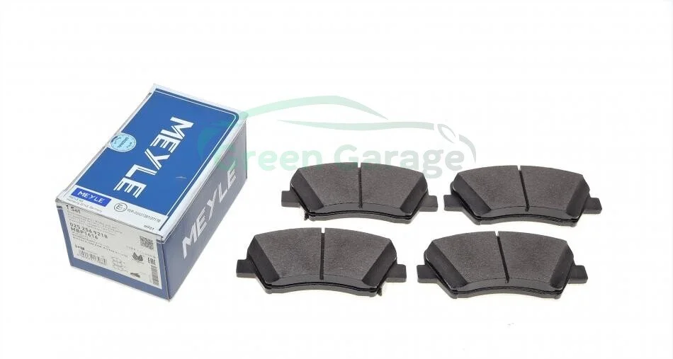 Колодки гальмівні HYUNDAI P. I30/VELOSTER 1,4-1,6 CRDI 11- MEYLE 0252569218 (фото 1)