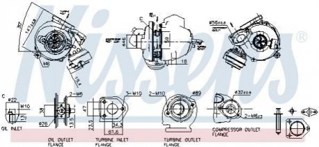 TURBOSPRКЇARKA BMW 3 E46 2,0TD 01- X3 E83 04- NISSENS 93140