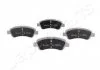 Колодки гальмівні CITROEN P. BERLINGO/C2/C4/DS3/XSARA 96- JAPANPARTS PA0051AF (фото 1)