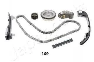 LANCUCH NISSAN ROZRZ. PRIMERA LANCUCH+KOLA+SLIZGI+NAPINACZ JAPANPARTS KDK109 (фото 1)