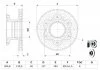 TARCZA HAM. MERCEDES-BENZ VARIO 816 D/DA 09.2006 - 12.2013 BOSCH 0986479E47 (фото 5)