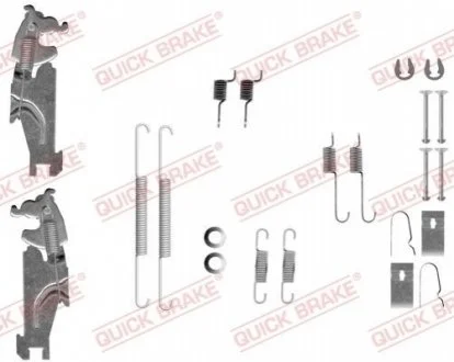 Комплектуючі гальмівних колодок KIA PICANTO 04- SUPERKIT QUICK BRAKE 1050847S