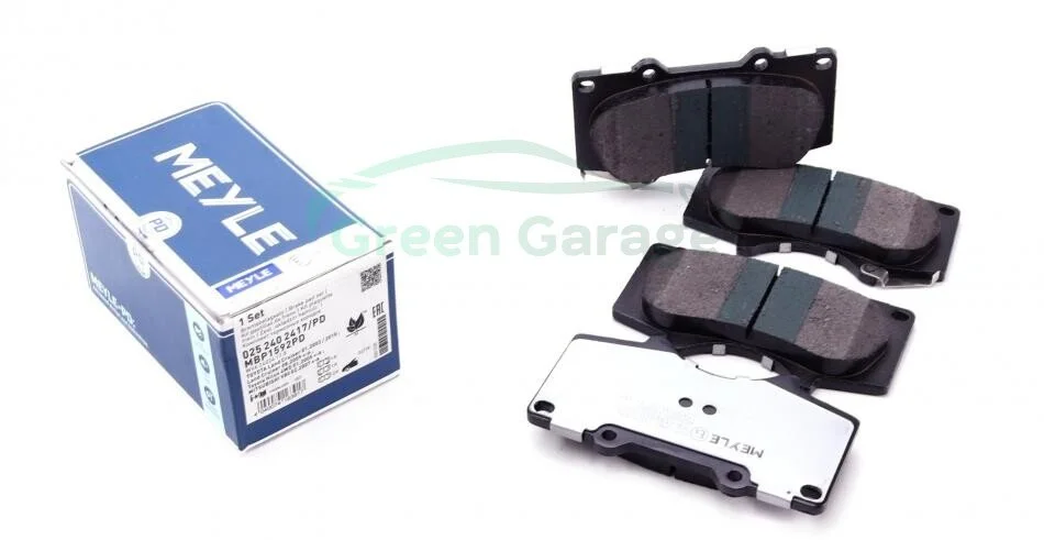 Колодки гальмівні TOYOTA P. LAND CRUISER 03-/PAJERO 07- MEYLE 0252402417PD (фото 1)
