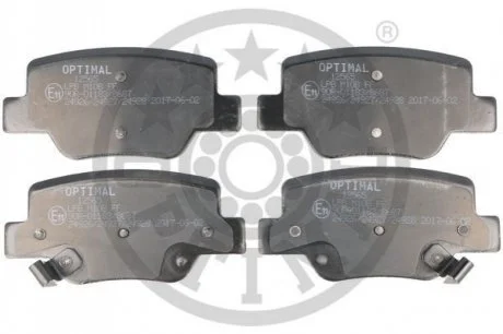 KLOCKI HAMULCOWE TOYOTA VERSO (R2) 09-18 TYL SZT OPTIMAL BP12565