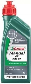 Масло трансмисс. Castrol Manual EP 80W-90 (Канистра 1л) CASTROL EBMEP80912X1L