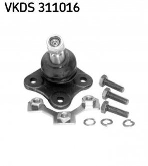 VW Шаровая опора Golf,Jetta,Polo,SEAT с креплением! SKF VKDS311016