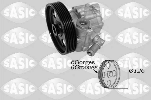 Помпа гідропідсилювача SASIC 7070053 (фото 1)