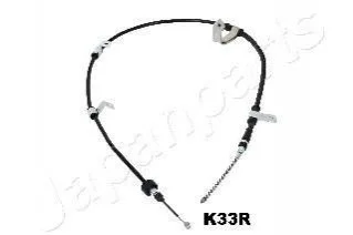Трос ручного гальма RECZ. KIA T. RIO 1,4-1,6 16V 05- PR JAPANPARTS BCK33R (фото 1)