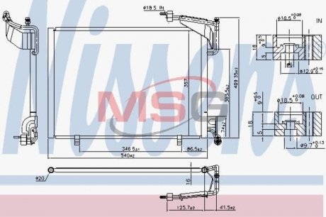 Skraplacz B-MAX12-FIESTA VI TRANSIT/TOURNEO COURIER 14- NISSENS 940528