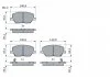 Гальмівні колодки JEEP P. RENEGADE 1,6-2,0 CRD 4X4 14- BOSCH 0986424841 (фото 5)