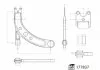 WAHACZ FIAT P. 500X 1,3-1,6 JEEP RENEGADE 14- PR DOLNY FEBI BILSTEIN 177837 (фото 1)