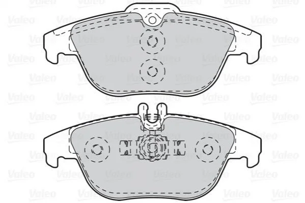 Гальмівні колодки дискові FIRST MERCEDES C 01.07> RR VALEO 302121 (фото 1)