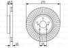 TOYOTA Диск торм. пер. Corolla 1,6-1,8VVTi 07- BOSCH 0986479W13 (фото 1)