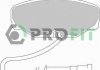 Колодки тормозные задние FORD Sierra, Scorpio 85-92 PROFIT 50000408 (фото 1)