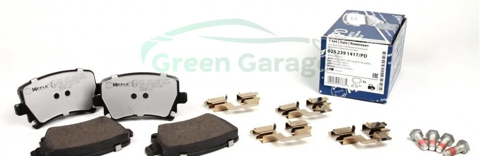 Колодки гальмівні VW T. GOLF 5 03- /OCTAVIA/TOURAN MEYLE 0252391417PD (фото 1)