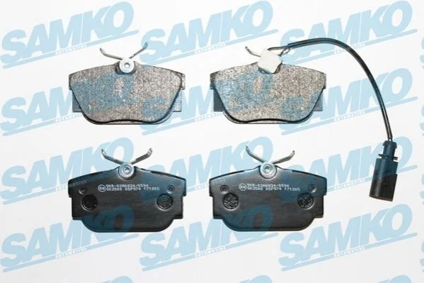 Комплект гальмівних накладок, дискове гальмо SAMKO 5SP974 (фото 1)