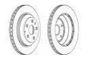 Диск тормозной задний, 358mm Q7/Touareg/Cayenne 02- FERODO DDF1855C (фото 1)