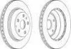 Диск тормозной задний, 358mm Q7/Touareg/Cayenne 02- FERODO DDF1855C (фото 2)