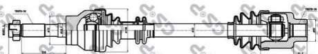 Піввісь ліва/права MB100 D 88-96 L:730.0/A:30/K:30 GSP 235010
