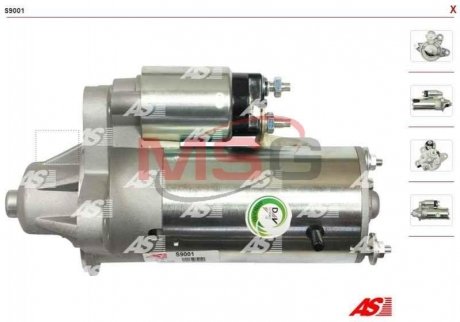 Стартер AUTOSTARTER FORD TRANSIT 2.5D/TD 96- AS S9001