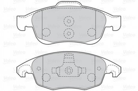 Колодки гальмівні PEUGEOT P. 5008/PARTNER 1,6 08- VALEO 301997