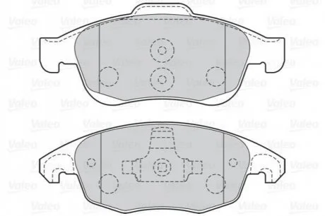 Колодки гальмівні PEUGEOT P. 5008/PARTNER 1,6 08- VALEO 301997