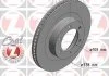 Диск гальмівний перед вентил Land Cruiser 120 Prad ZIMMERMANN 590258620 (фото 1)