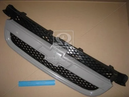 Решітка радіатора під фарбування. CHEV AVEO T250 (вир-во) TEMPEST 0160106991C