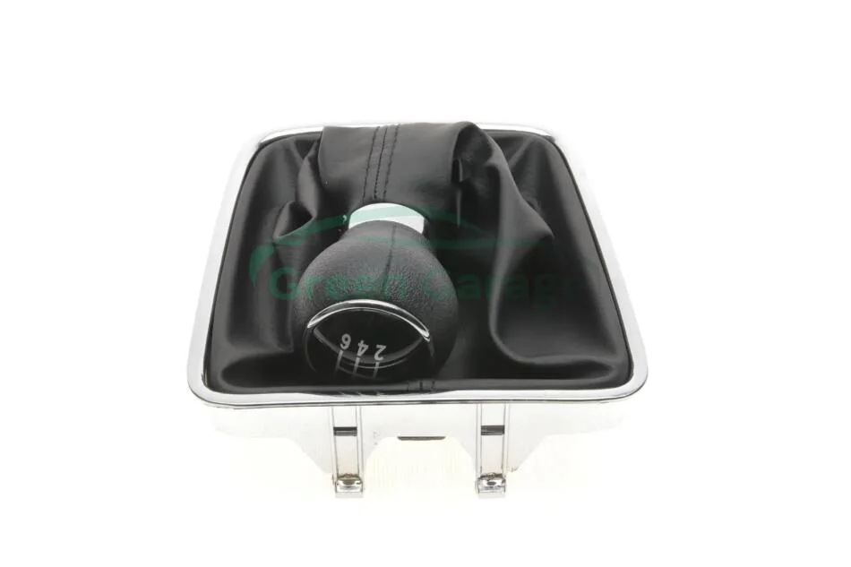 Gearstick knob with black boot for gearstick lever DPA 77111635102 (фото 1)