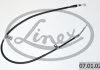 Трос ручного гальма RКCZ. OPEL T. ANTARA 06-10 LE LINEX 070102 (фото 2)