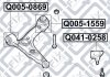 САЙЛЕНТБЛОК ПЕРЕДН ПЕРЕД ВАЖІЛЯ PEUGEOT BOXER III Q-fix Q0050869 (фото 3)