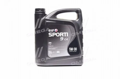 Масло моторн. SPORTI 9 C4 5W-30 (Канистра 5л) ELF 214332