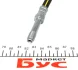 Шланг гальмівний MB Vito 639 03- (605mm, М10x1mm) CAVO C900673A (фото 2)