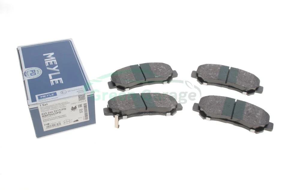 Колодки гальмівні NISSAN P. QASHQAI/X-TRAIL 07- MEYLE 0252463217PD (фото 1)