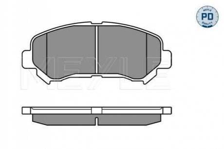 Колодки гальмівні NISSAN P. QASHQAI/X-TRAIL 07- MEYLE 0252463217PD