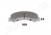 Колодки гальмівні ISUZU T. N-SERIE 3,0/5,2 D 06- JAPANPARTS PP909AF (фото 1)