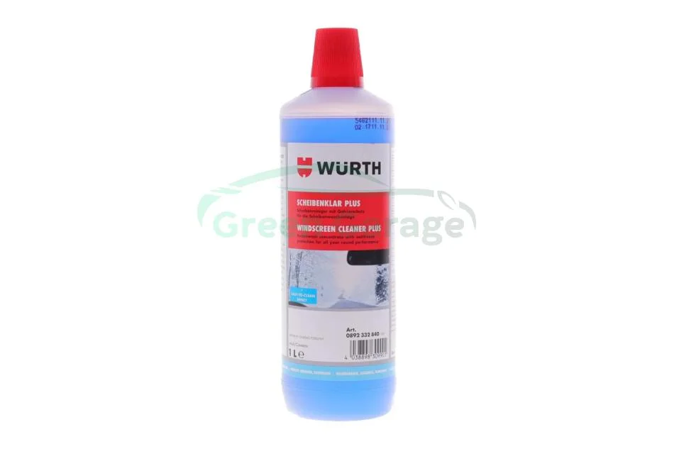 Рідина в бачок склоомивача зимова, конц. -63° 1л WURTH 0892332840 (фото 1)