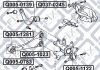 САЙЛЕНТБЛОК ЗАДН ВАЖІЛЯ TOYOTA AVENSIS 2003-2008 Q-fix Q0050139 (фото 3)