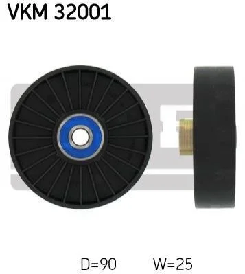 Обводний ролик SKF VKM32001 (фото 1)