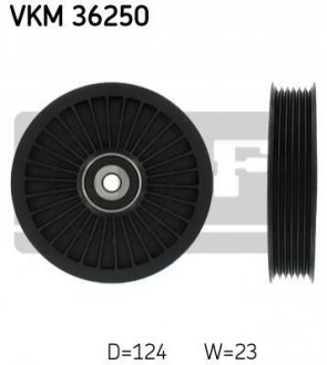 Паразитний / ведучий ролик, поліклиновий ремінь SKF VKM36250