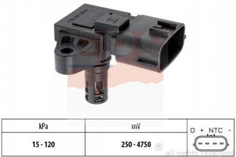 CZUJNIK CISN. POWIETRZA SMART FORTWO II 1,0 07- EPS 1993227