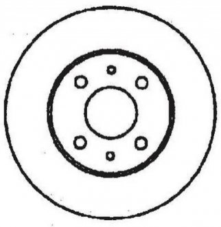 Диск гальмівний CROMA/MULTIPLA 251mm /T/ STILO JURID 561329JC