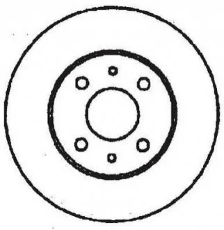Диск гальмівний CROMA/MULTIPLA 251mm /T/ STILO JURID 561329JC