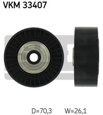 Направляючий ролик SKF VKM33407 (фото 1)