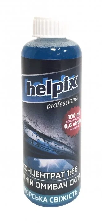 Омивач скла літній концентрат 1:6,6л 100ml море HELPIX 4823075802852 (фото 1)