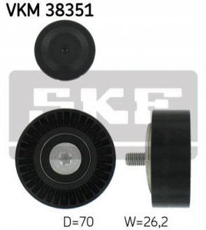 Ролик паразитний BMW 5/6/7/X5 "3,0/4,8L "01>> SKF VKM38351