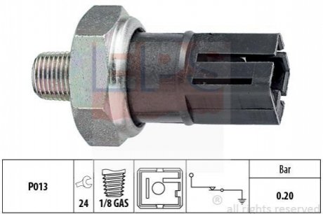 Датчик тиску масла Nissan Suny/Almera 2.0D 00- EPS 1800042