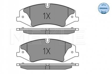 Bremsbelagsatz, Scheibenbremse / Brake pad set MEYLE 0252502119